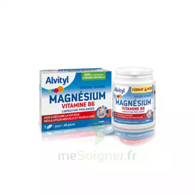 Alvityl Magnésium Vitamine B6 Libération Prolongée Comprimés Lp B/45 à ERSTEIN
